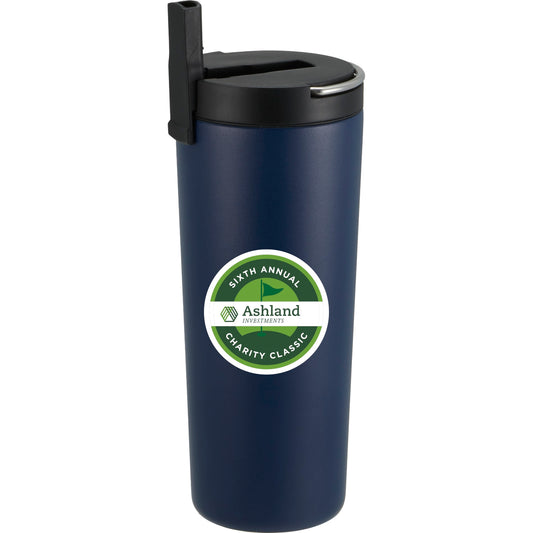 Custom logo Thor Copper Insulated Tumbler 24oz Flip Straw Lid