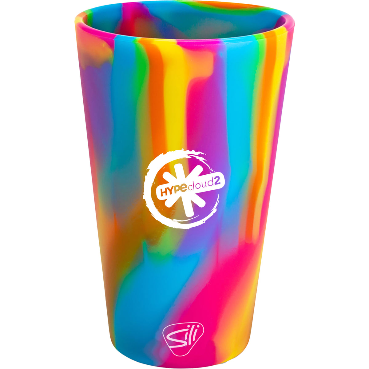 Custom logo Silipint Original Silicone Pint Glass 16oz