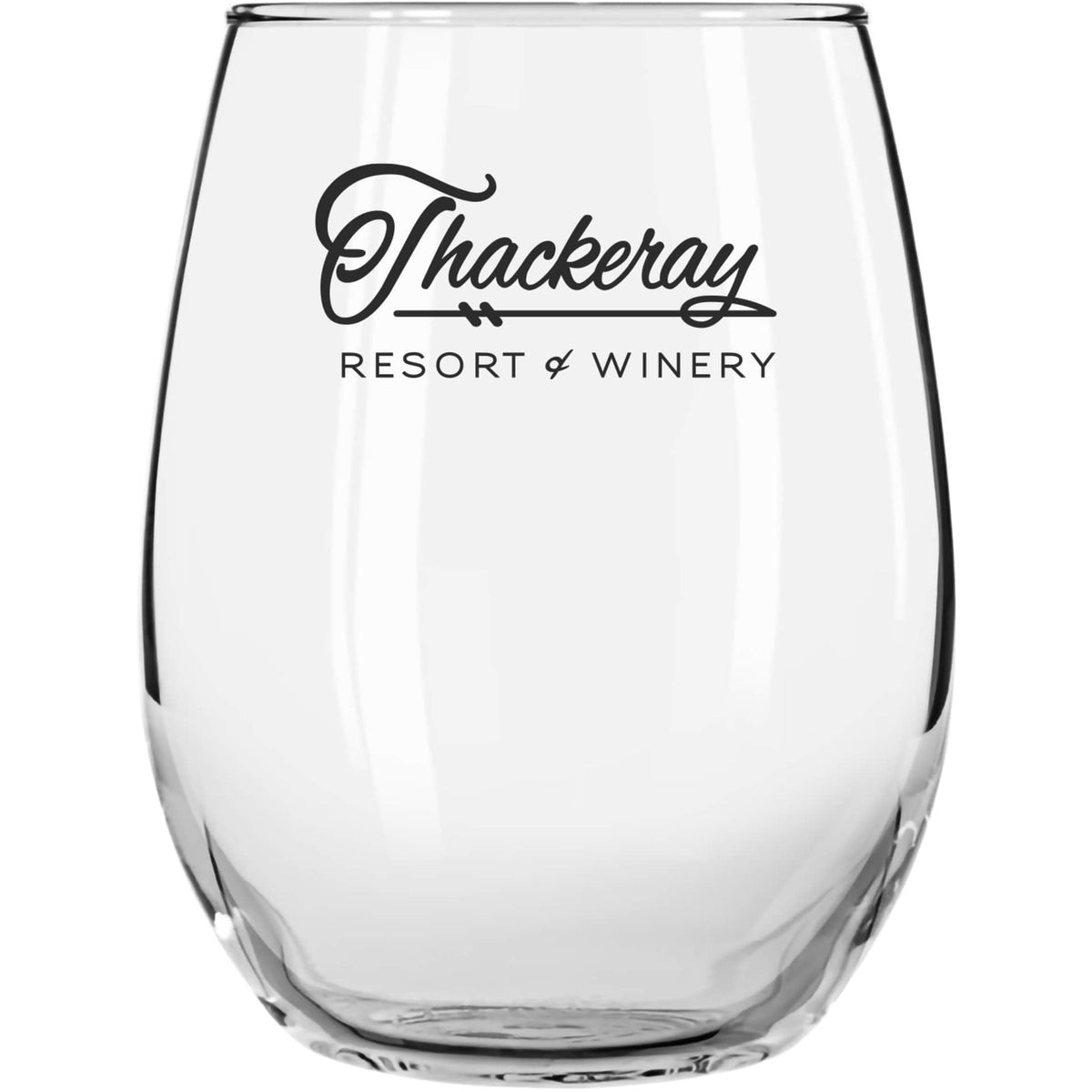 Custom logo Stemless Wine Glass 15oz