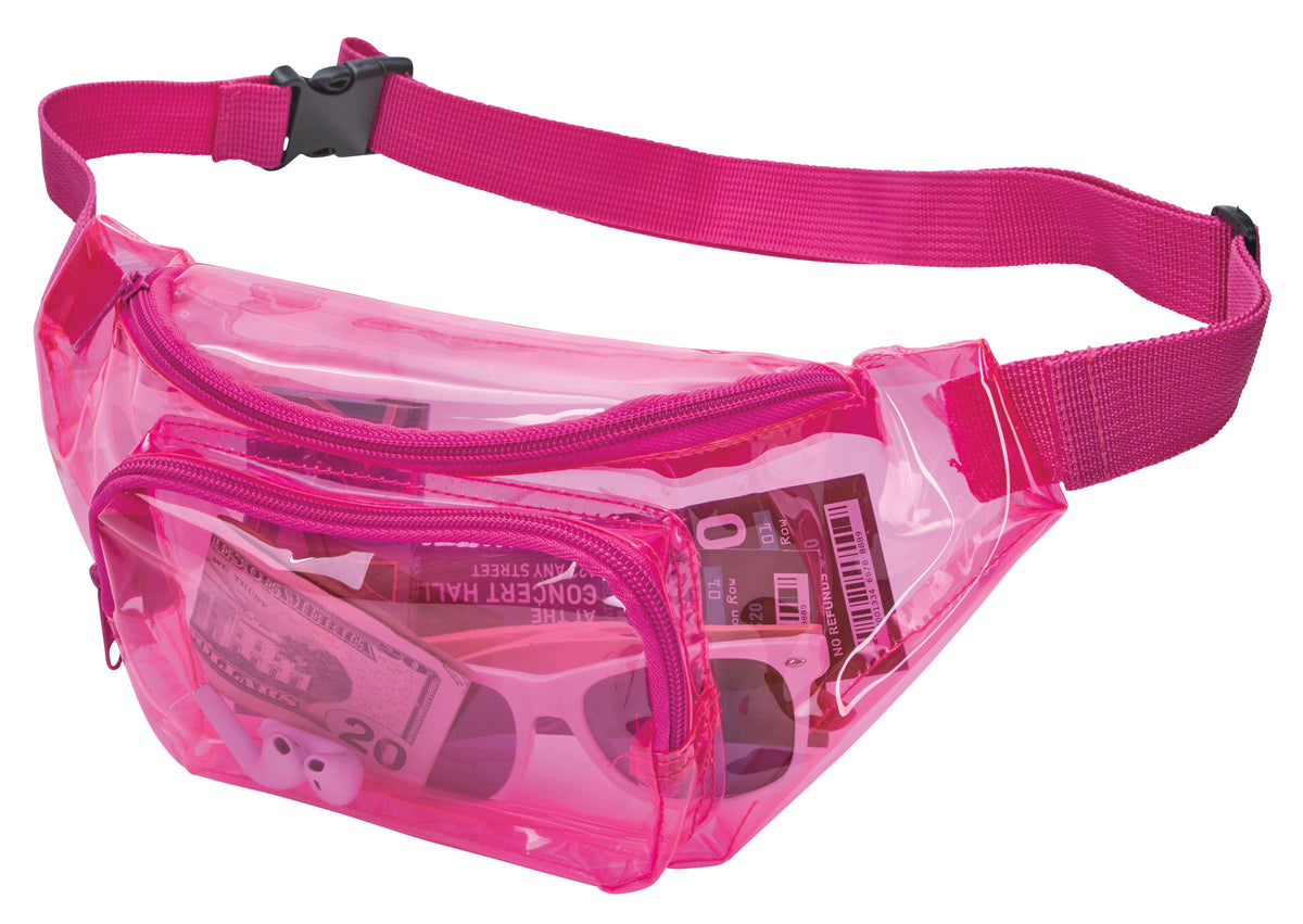 Custom logo Translucent Color Fanny Pack