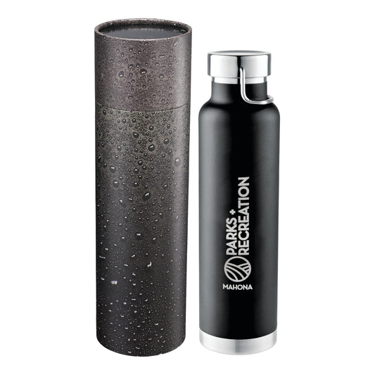 Custom logo Thor Copper Vac Bottle 22oz With Cylindrical Box