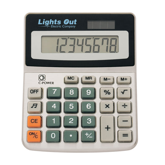 Custom logo Desk Calculator