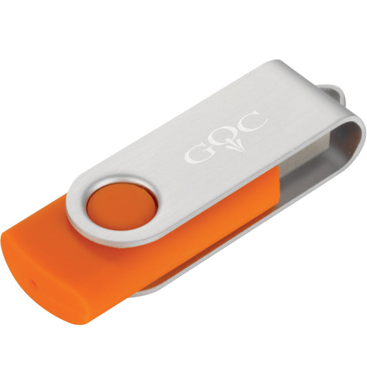 Custom logo Rotate Flash Drive 4GB