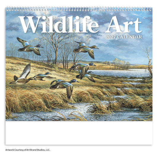 Custom logo Wildlife Art Calendar
