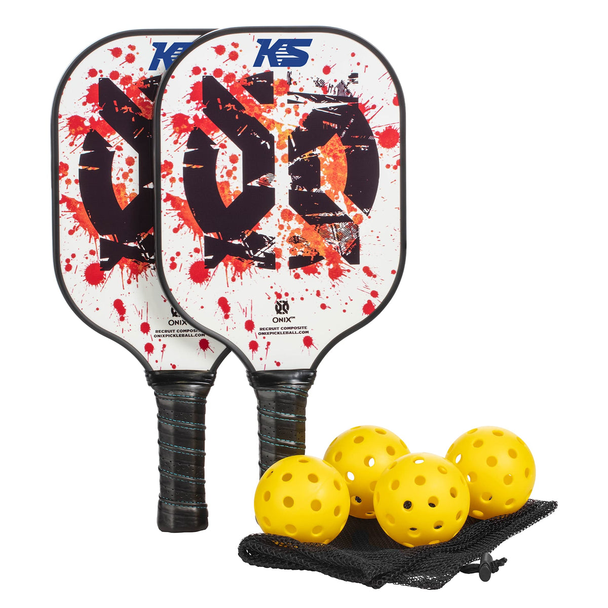 Custom logo Onix Recruit Composite Pickleball Set