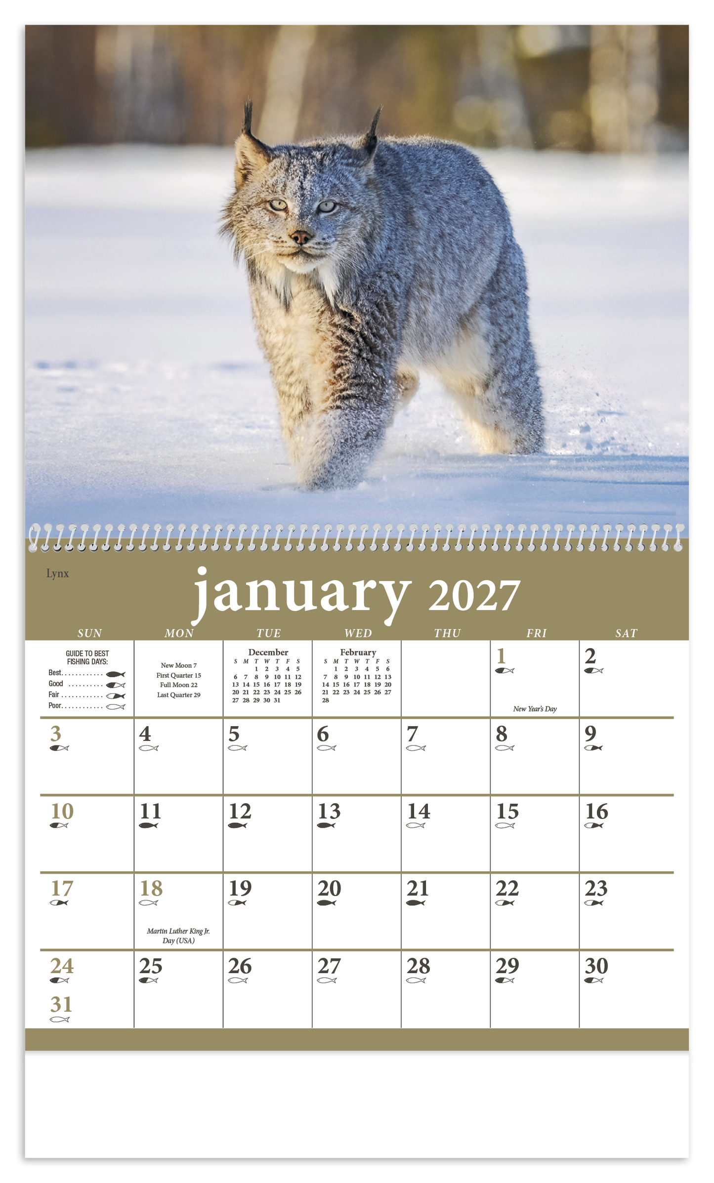 North American Wildlife Calendar