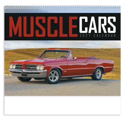 Custom logo Muscle Cars Calendar