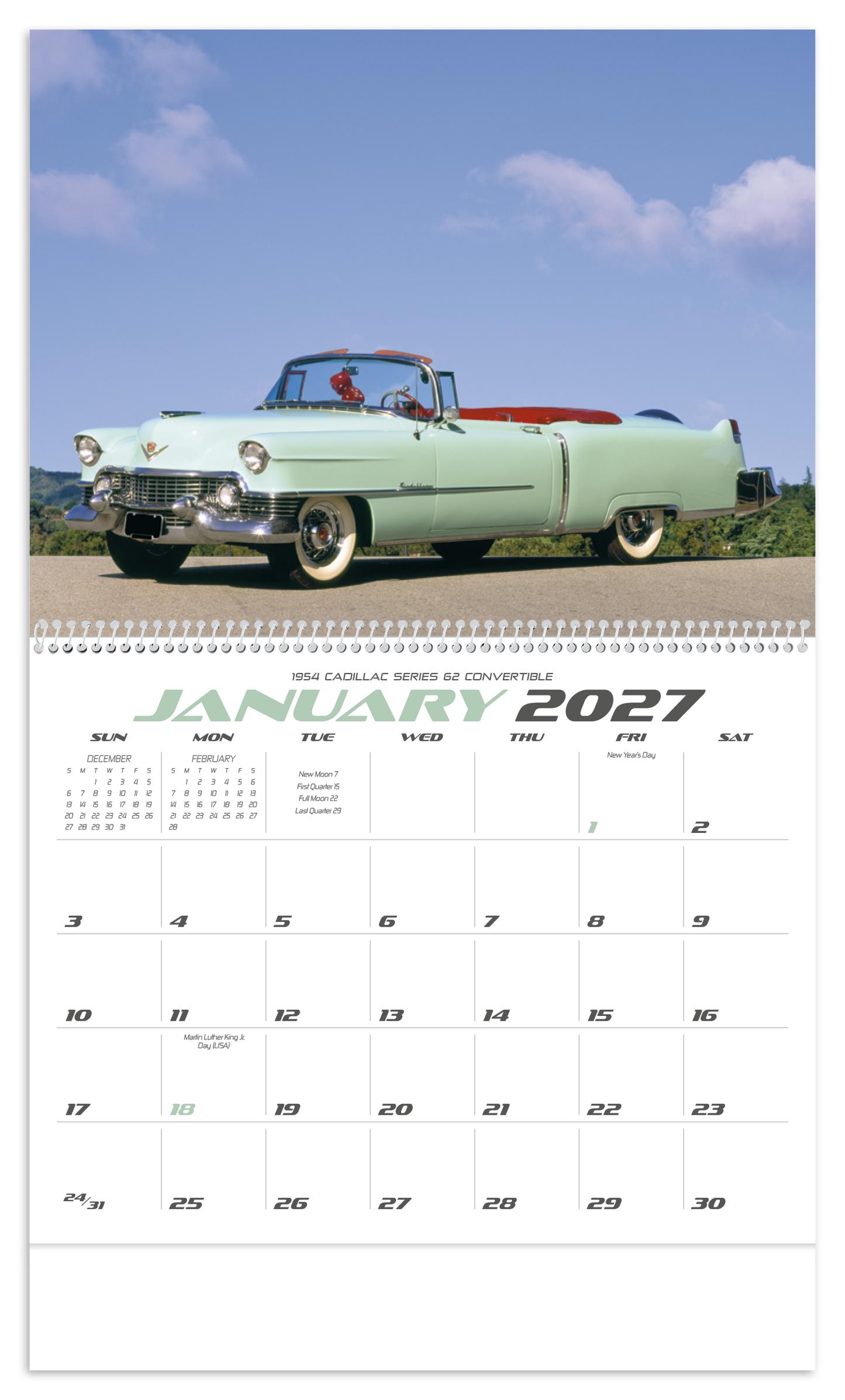 Classic Cars Calendar