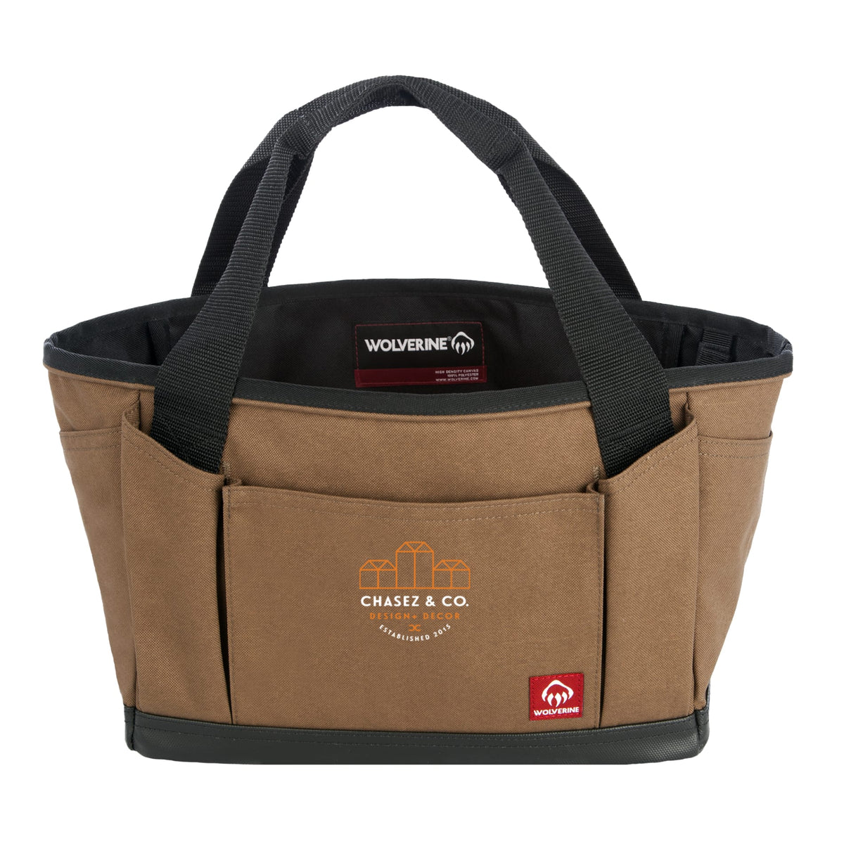 Custom logo Wolverine 13" 17-Pocket Tool Tote