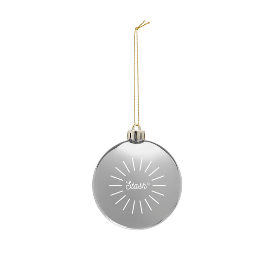 Custom logo Chrome Round Disk Ornament
