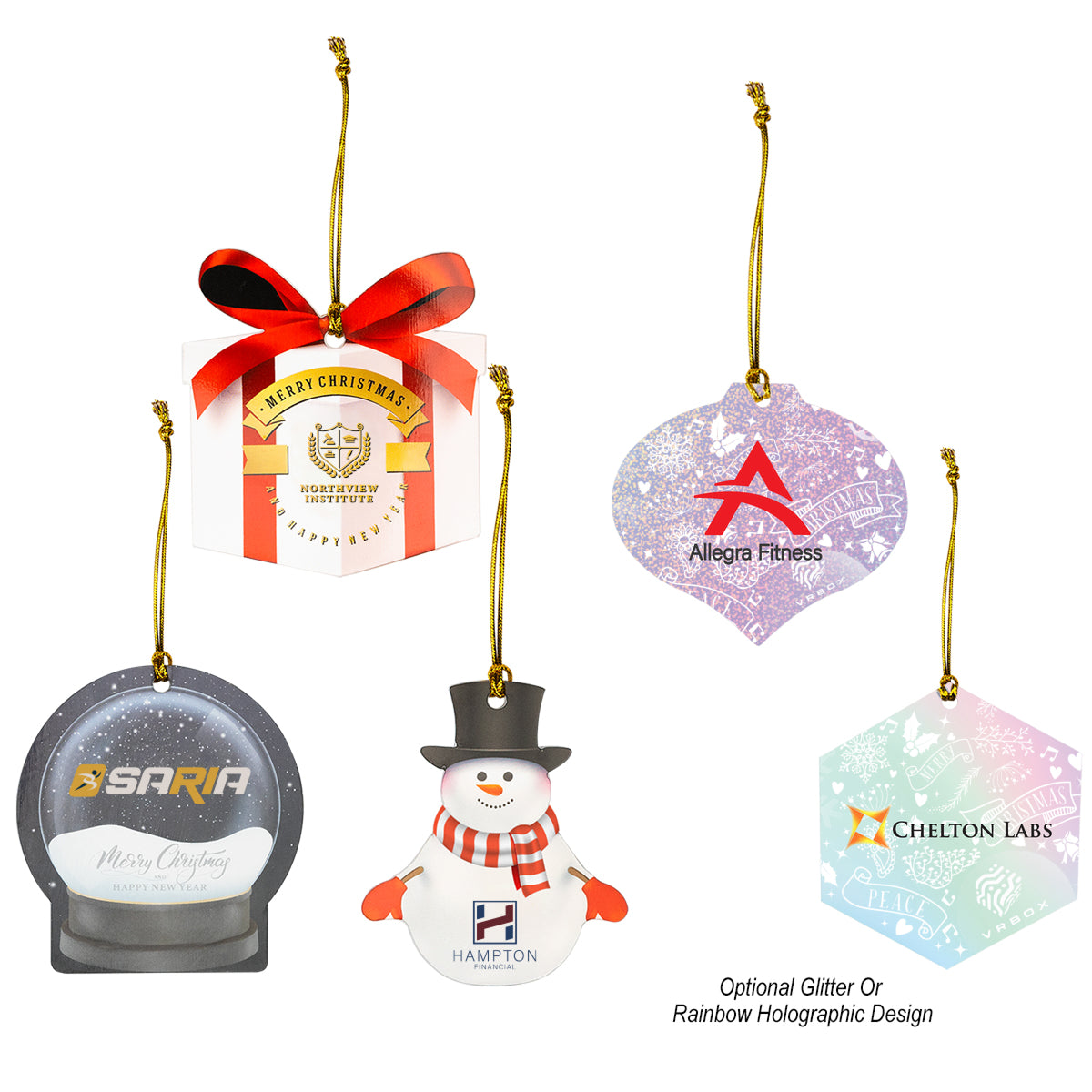 Custom logo Acrylic Ornament - Custom Shape
