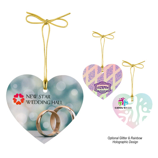 Custom logo Acrylic Ornament - Heart