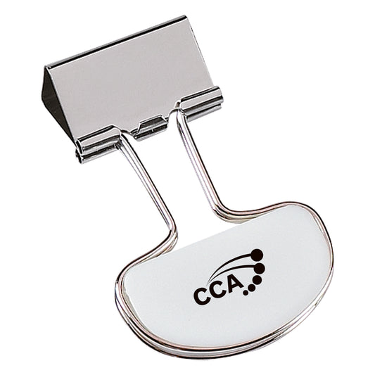 Custom logo Binder Flip Clip