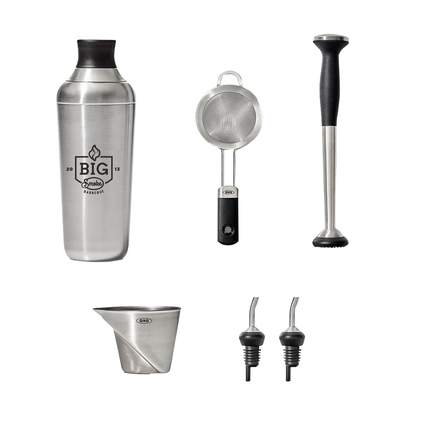 OXO Steel 6-piece Barware Set