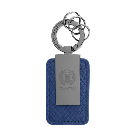 Custom logo Leatherette Carabiner Clip Key Tag