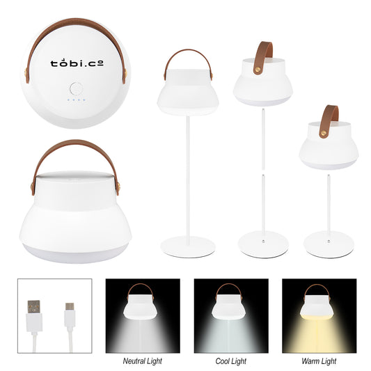 Custom logo Rechargeable Lamp With Removeable Lantern Top
