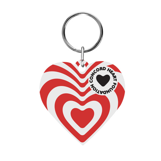 Custom logo Acrylic Key Tag - Heart
