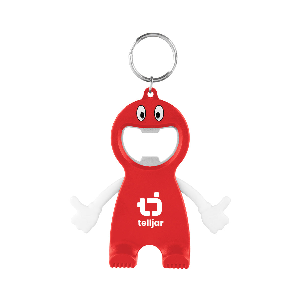 Custom logo Bottle Opener Buddy Keychain
