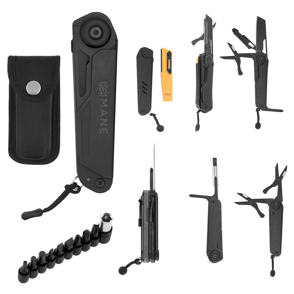 Custom logo 12-In-1 Multi-Tool With Pouch