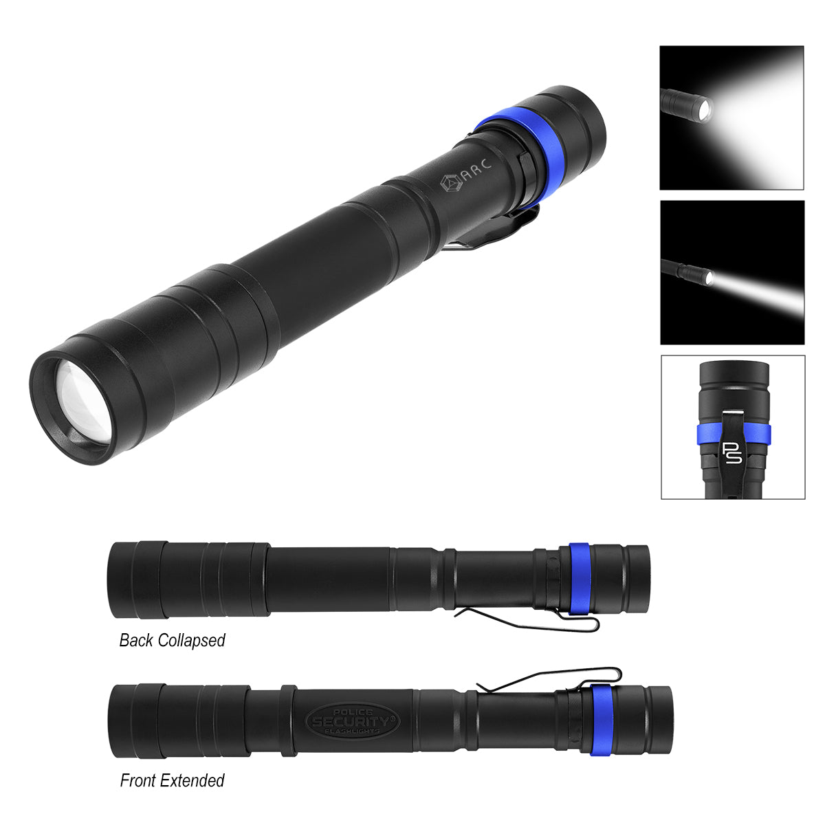 Custom logo Police Security Flashlights® Sleuth 2.0 Flashlight