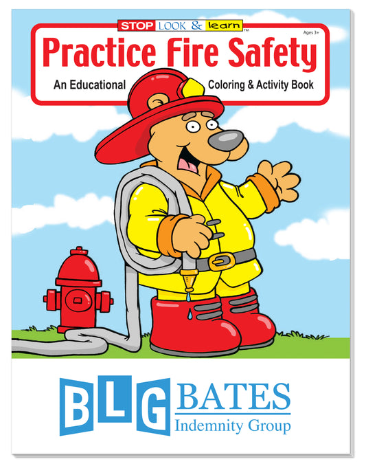 Coloring Book: Practice Fire Safety