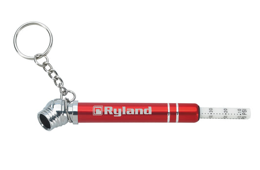 Mini Double Ring Tire Pressure Gauge