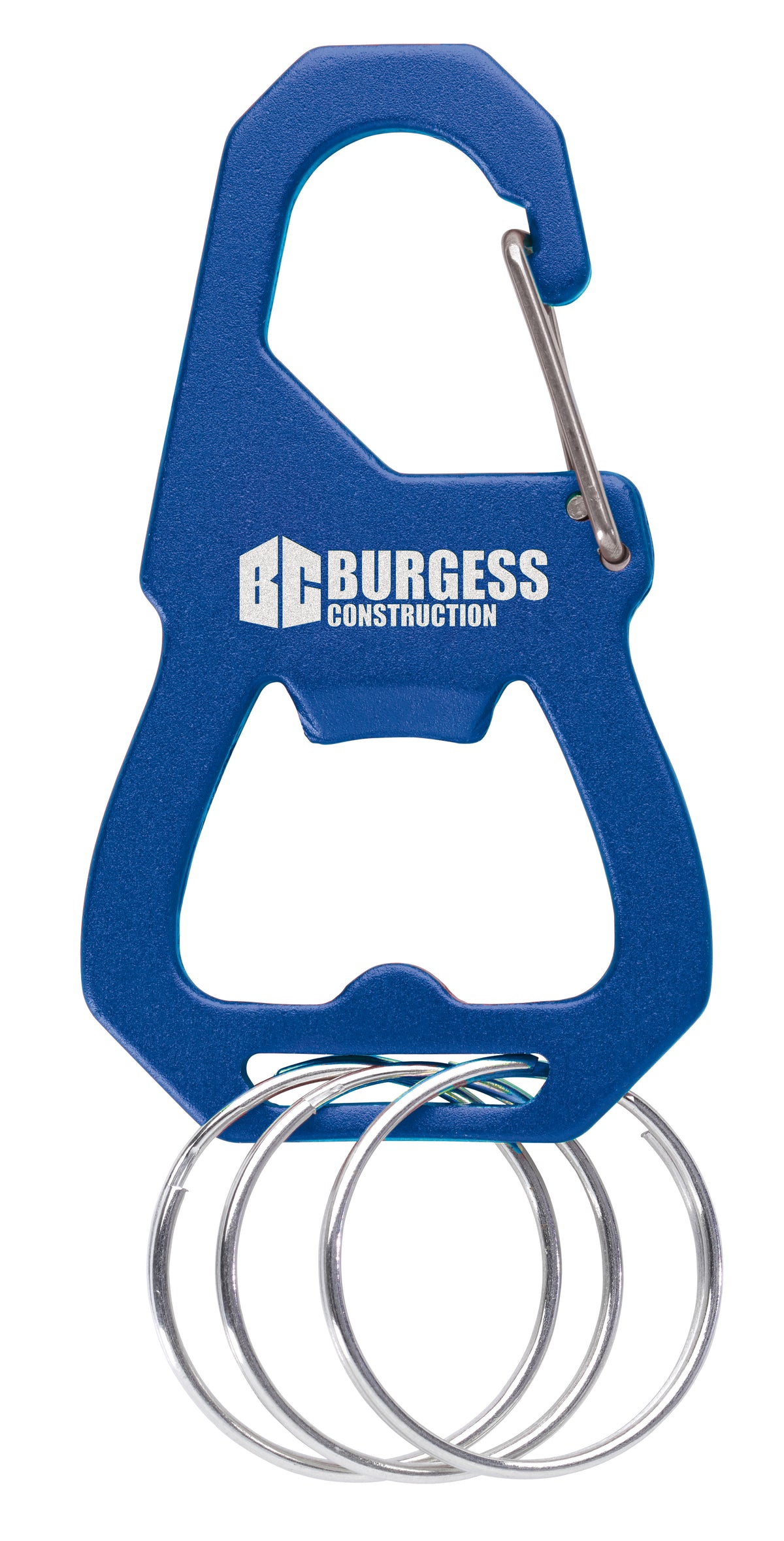 Custom logo 3 Keyring Carabiner with Bottle Opener
