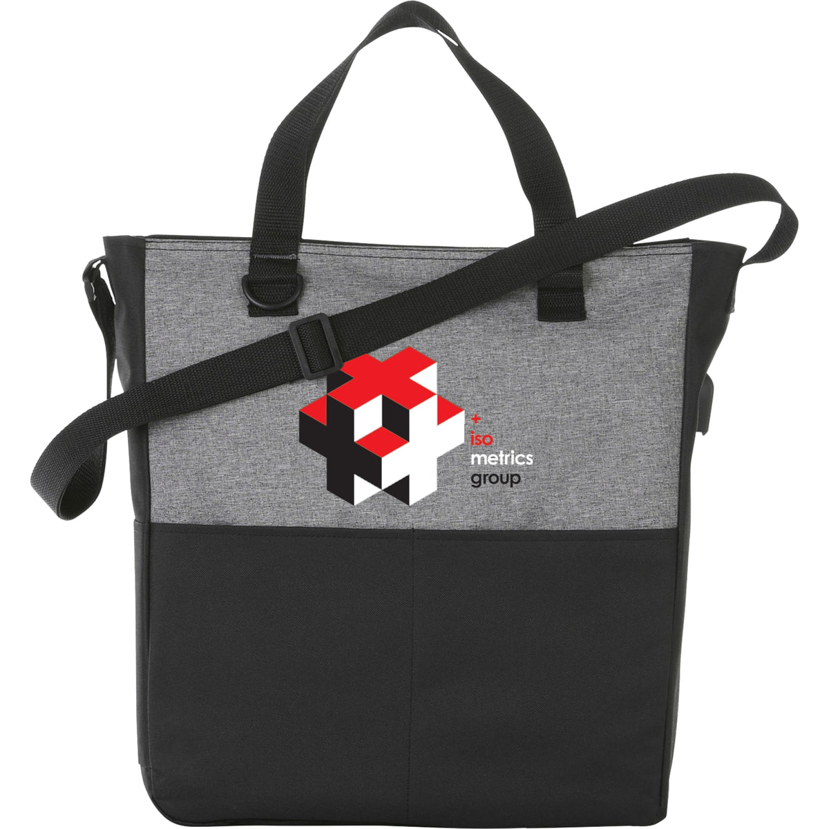 Custom logo Cameron Convention Tote w/ USB Port