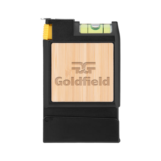 Custom logo Bruce 7-In-1 Bamboo Multi-Tool Tape Measure
