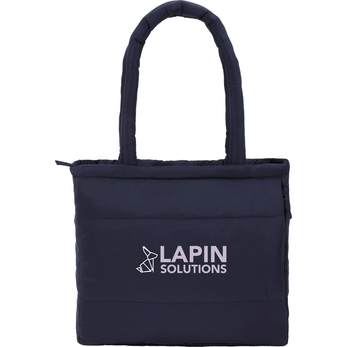 Custom logo Puffer Recycled 15" Laptop Tote