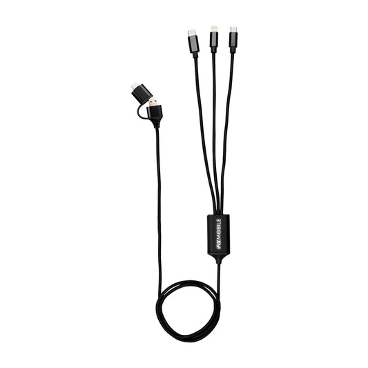 Custom logo 3 Ft. 4-In-1 Charging Cable 2.0
