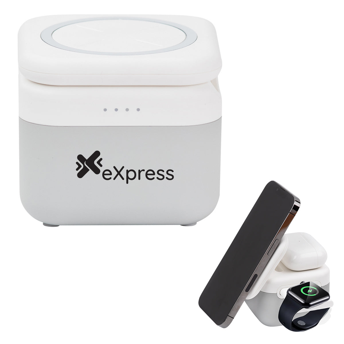 Custom logo 3-in-1 Mag Max Modularized Wireless Charger
