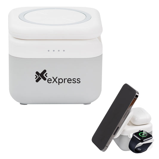 Custom logo 3-in-1 Mag Max Modularized Wireless Charger