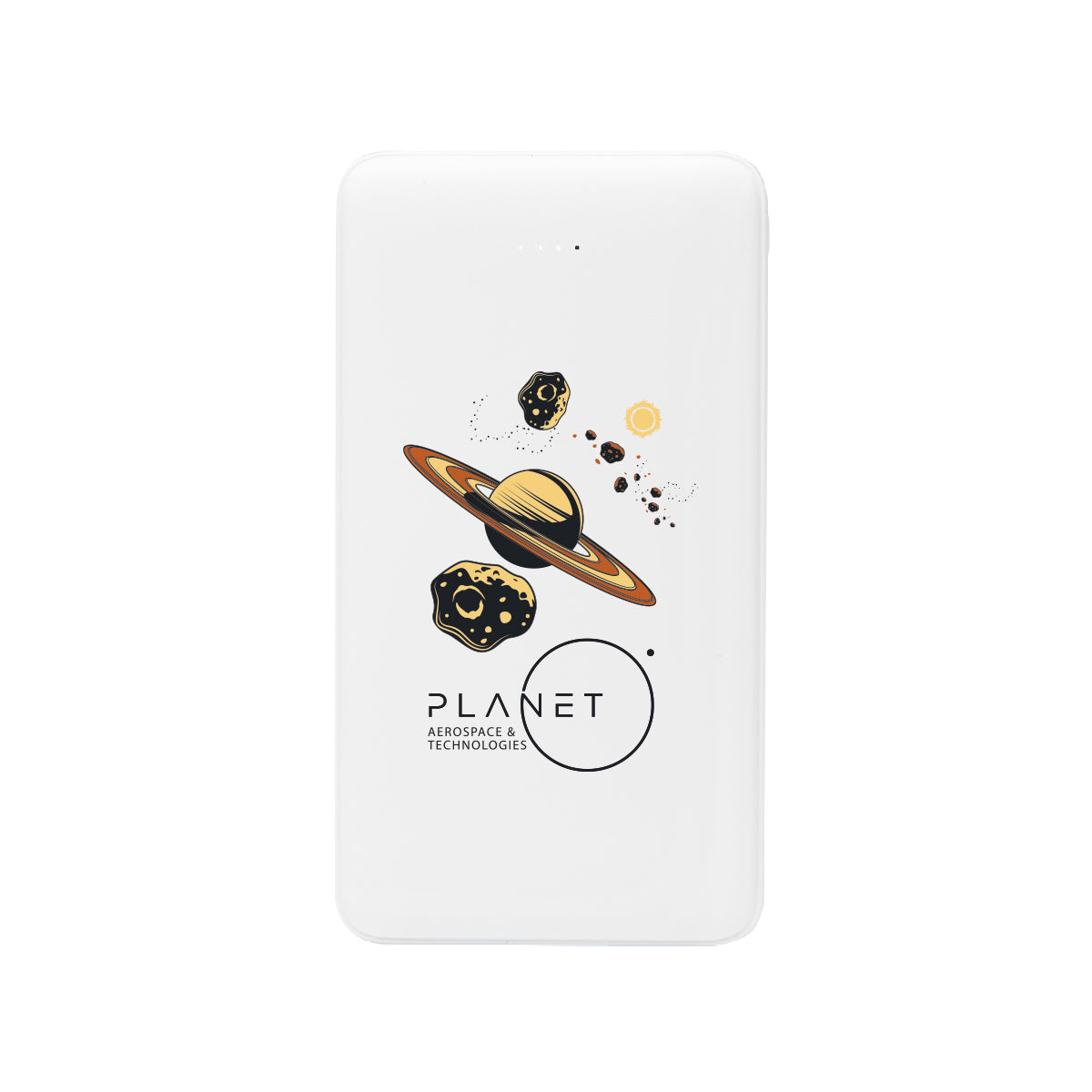 Custom logo 10,000 mAh Power Bank With Integrated Cables
