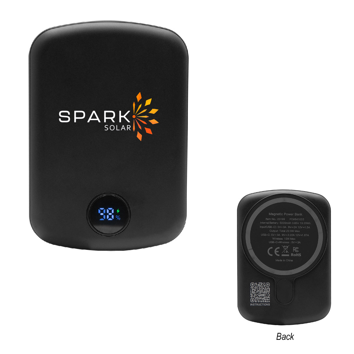 Custom logo 15W Mag Max Wireless Charger Power Bank