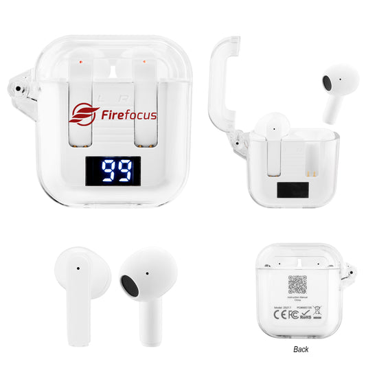 Custom logo Wireless Earbuds With Digital Power Display