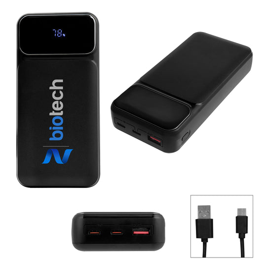Custom logo 65W Fast Charge 20,000 mAh Laptop Power Bank