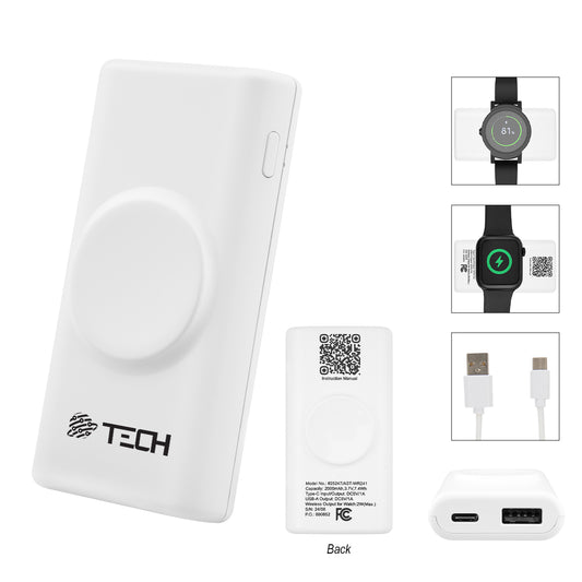 Custom logo rABS Smart Watch Power Bank