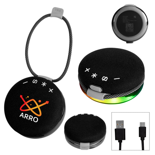 Custom logo Party Vibe Light-Up Speaker