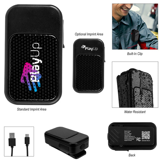 Custom logo Clip-On Mini Mesh Front Speaker