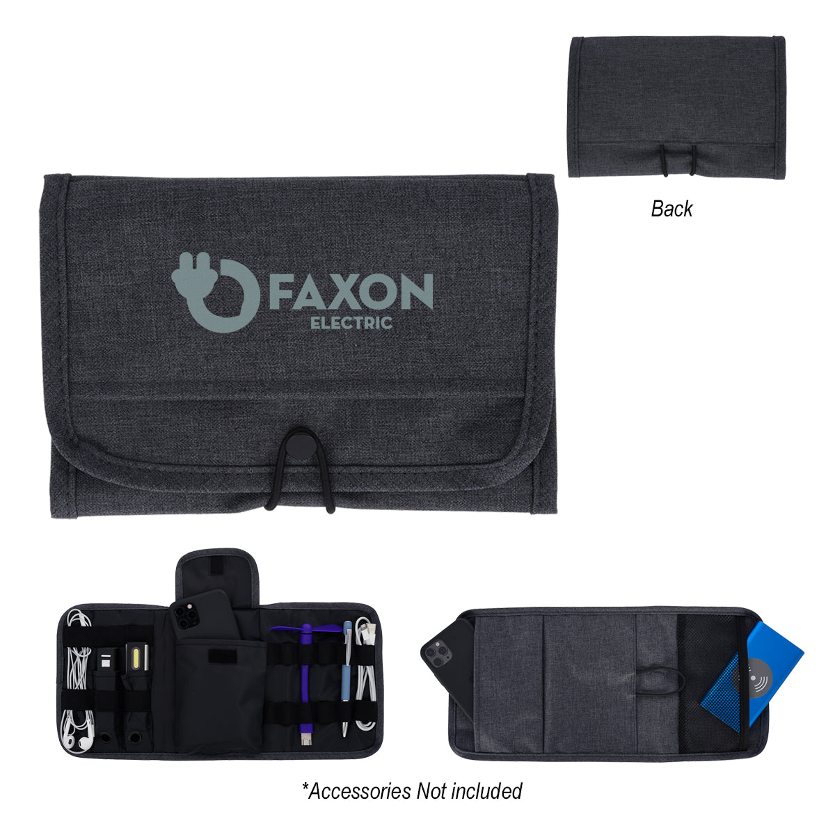 Custom logo Tech Savvy Travel Bag