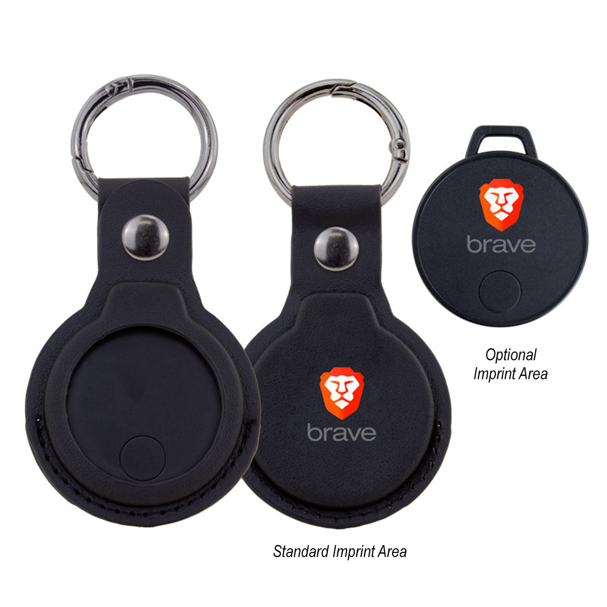 Custom logo Seek Duo Bluetooth® Two-Way Tracker With Key Ring