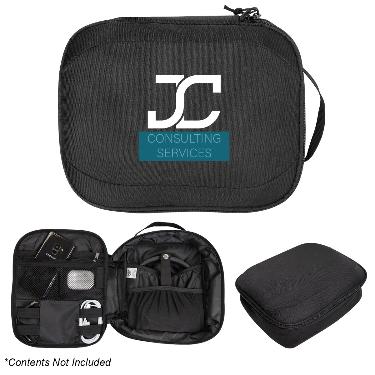 Custom logo rPET Tech Travel Pouch