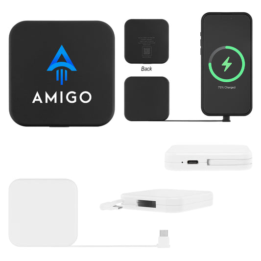 Custom logo 1,200 mAh Mini rABS Power Bank
