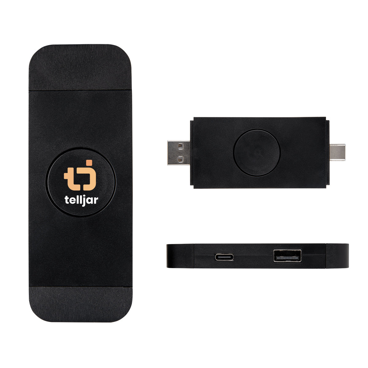 Custom logo rABS Spinner Dual Input USB Hub