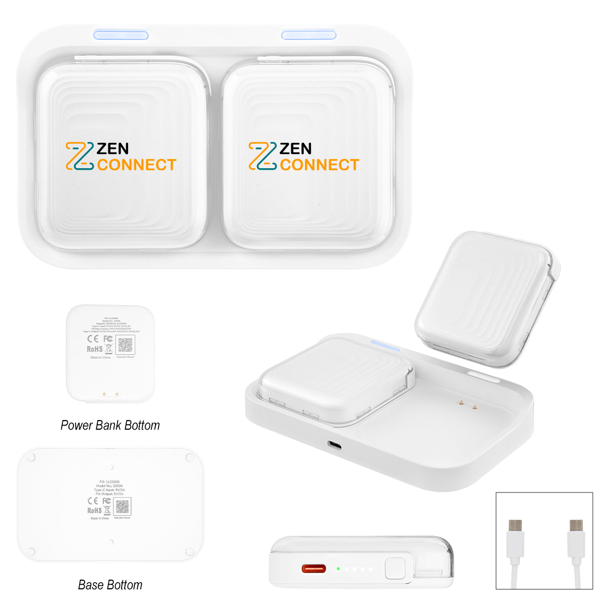 Custom logo 18W Mag Max Power Bank Set
