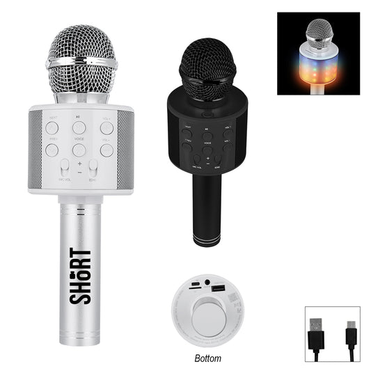 Custom logo Perfect Pitch Karaoke Microphone