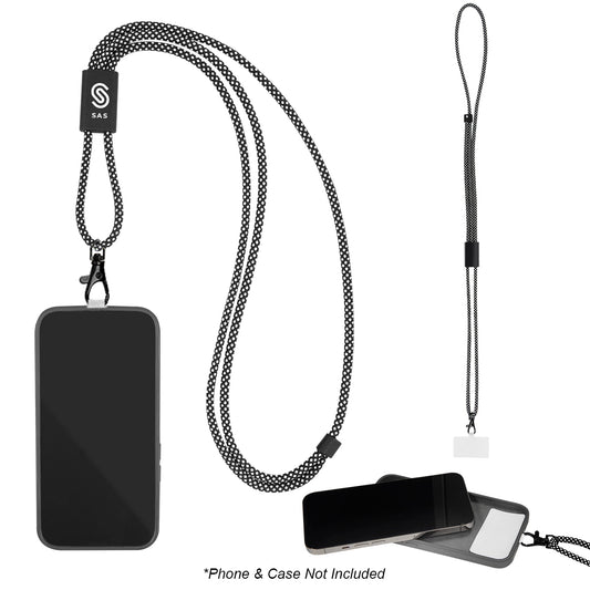 Custom logo BrandCharger® Tether Cord Phone Lanyard