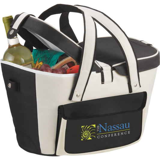 Custom logo Picnic Basket 24 Can Cooler