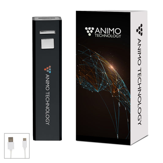 Custom logo UL Listed 2,200 mAh On-The-Go Power Bank 2.0 With Custom Box